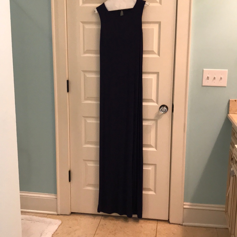 Tart navy maxi dress